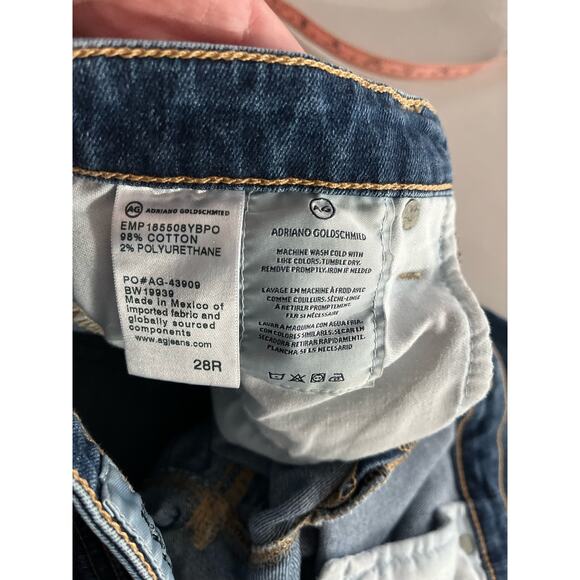 Adriano Goldshmied AG -ed The Prima Cigarette Ankle Denim 28R Stretch $215 - Picture 9 of 16